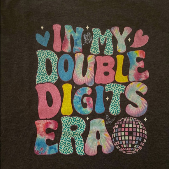 Girls Swiftie In My Double Digits Era Shirt - Picture 2 of 4